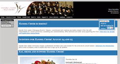 Desktop Screenshot of handelchoir.org