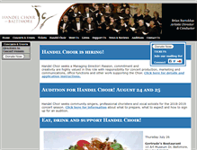 Tablet Screenshot of handelchoir.org